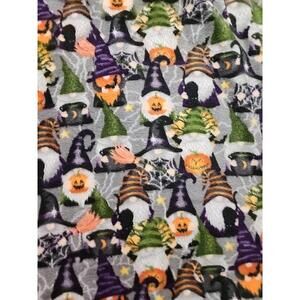 Gnome Fleece Fabric Halloween  2 Yards